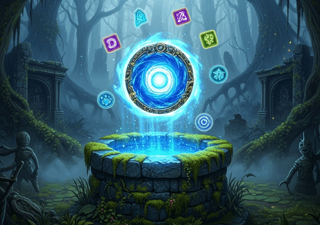 Slot bertema sumur tua pembuka portal